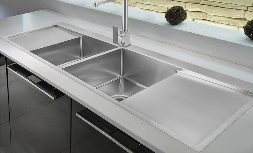 drainboard stainless steel sink